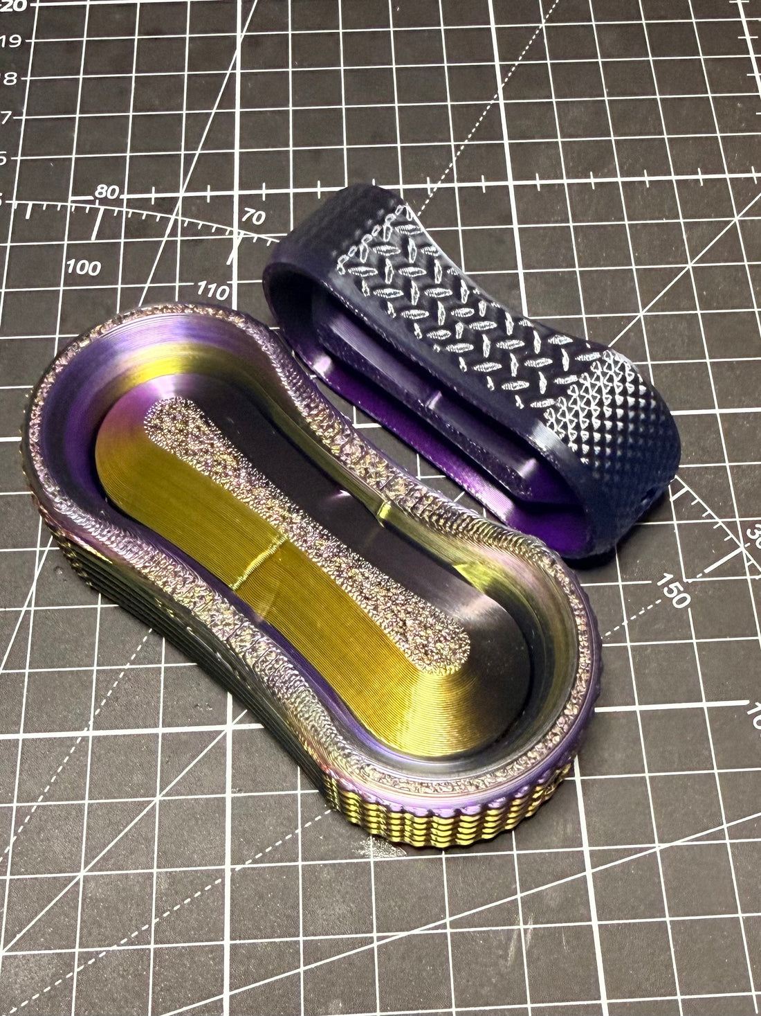 Spin & Lock Magnetic Fidget | Printed-in-Place Magnetic Spinner | Snap Back Rotation Fidget | Tactile Stress Relief Toy