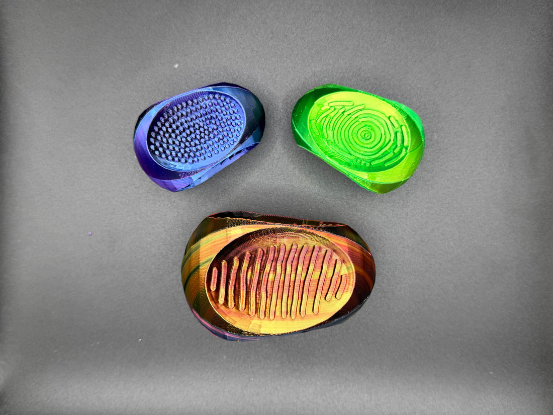 Flow Egg Fidget | Multi-Surface Sensory Fidget | Tactile Stress Relief Toy | Handheld Desk Fidget