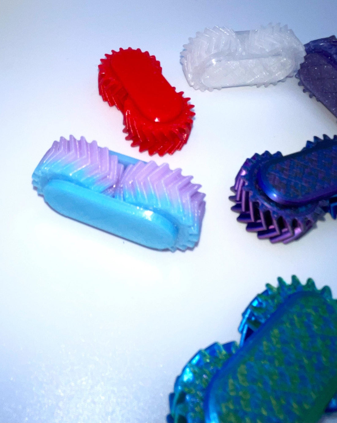 Dual Gear Fidget Spinner: Mechanical Stress Relief Desk Toy