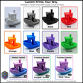 Crystal PS5 Controller Stand – Vibrant Gaming Accessory, 3D Printed Display Dock, Custom Colour Options in various colors.