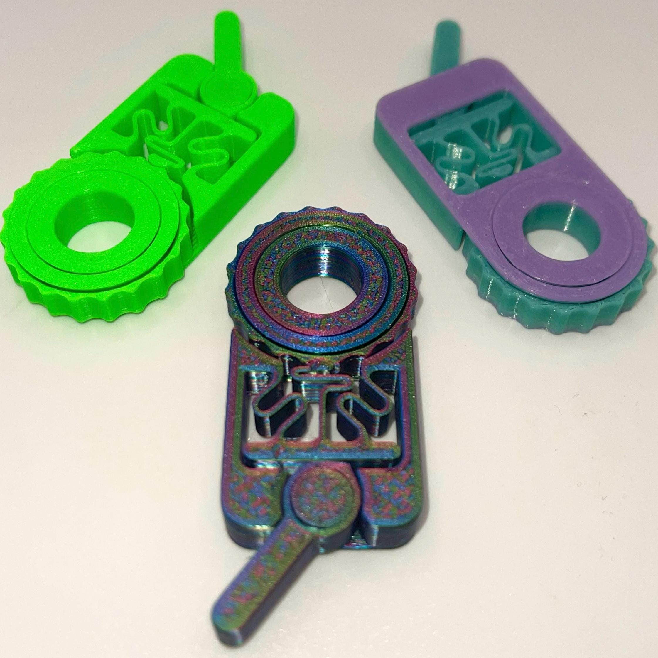 3-in-1 Mini Fidget Toy: Pocket-Sized Sensory Gadget