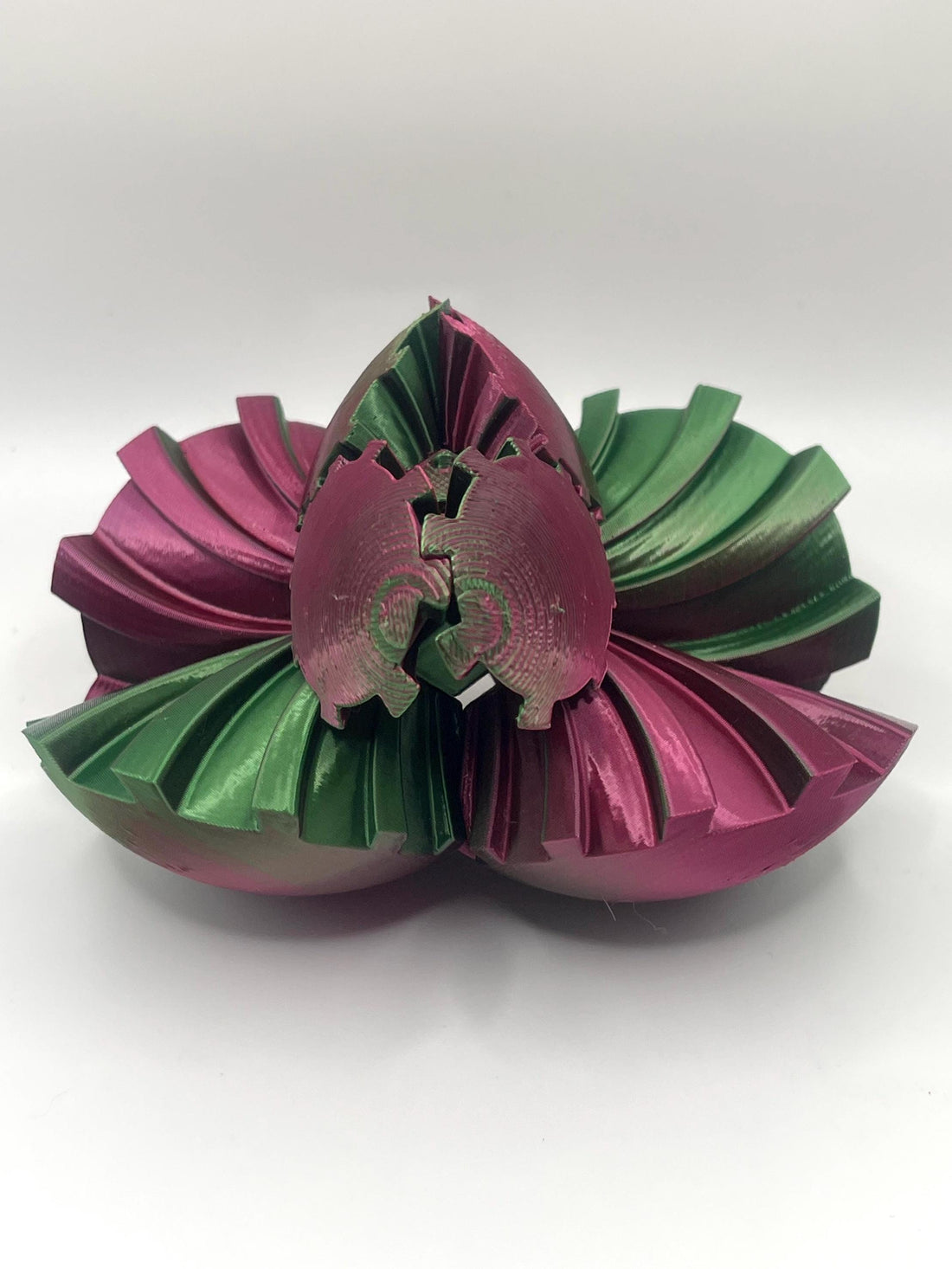 Gear Ball Fidget – 3D Printed Rotating Shape-Shifting Sphere