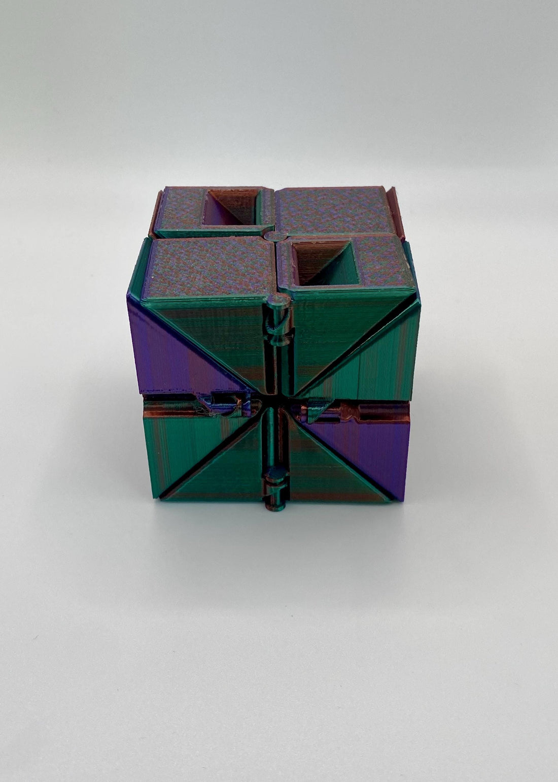 Auxetic Cube Fidget Toy | Shape Shifting Sensory Desk Gadget for Anxiety & ADHD Relief