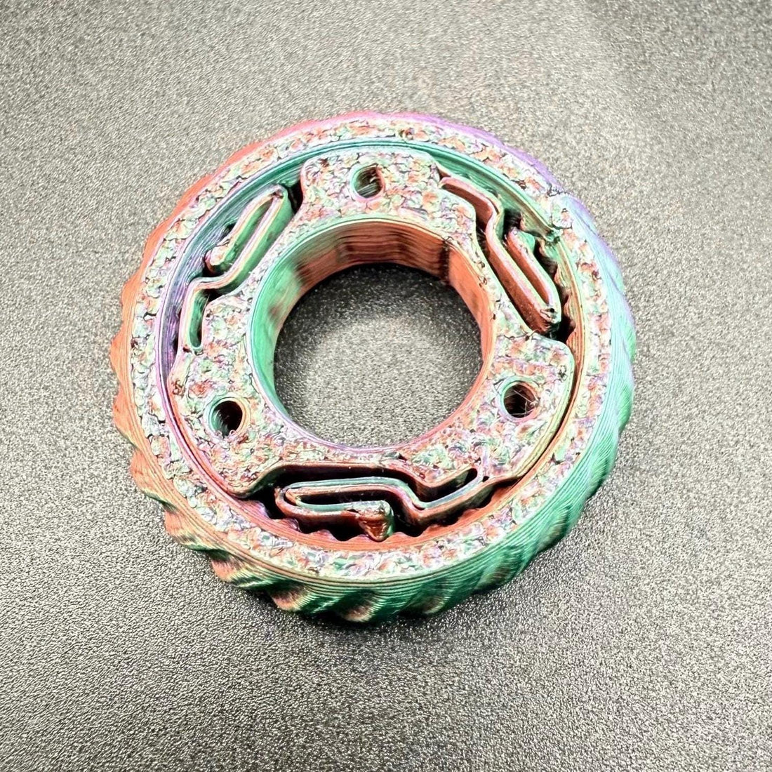 Ratchet Clicker Fidget Ring: Tactile Sensory Toy for Anxiety Relief