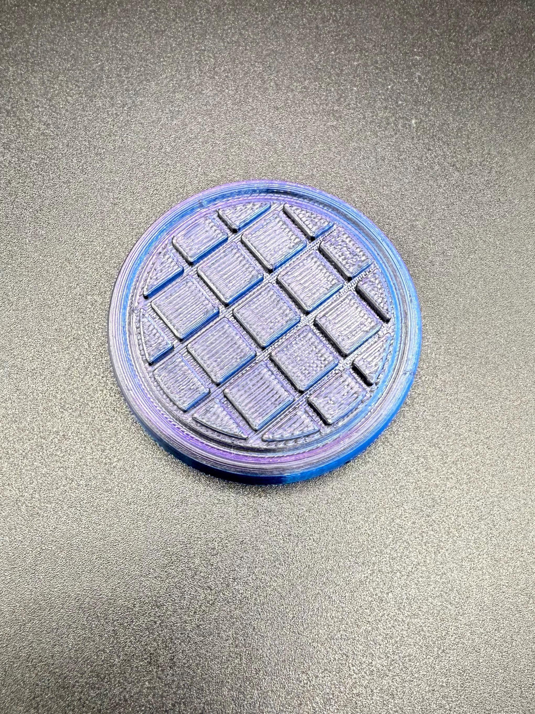 3D Printed Textured Sensory Puck Set – 6 Unique Patterned Discs