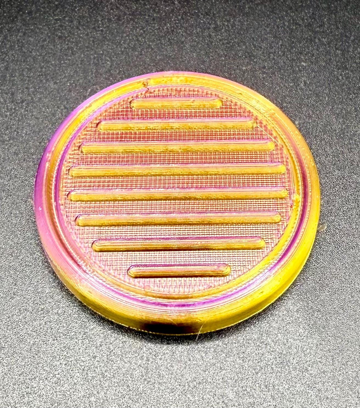 Computer Graphics Puck 3D Printed Textured Sensory Puck Set: 6 Unique Discs