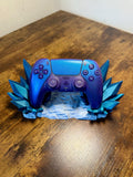 Crystal PS5 Controller Stand – Vibrant Gaming Accessory, 3D Printed Display Dock, Custom Colour Options