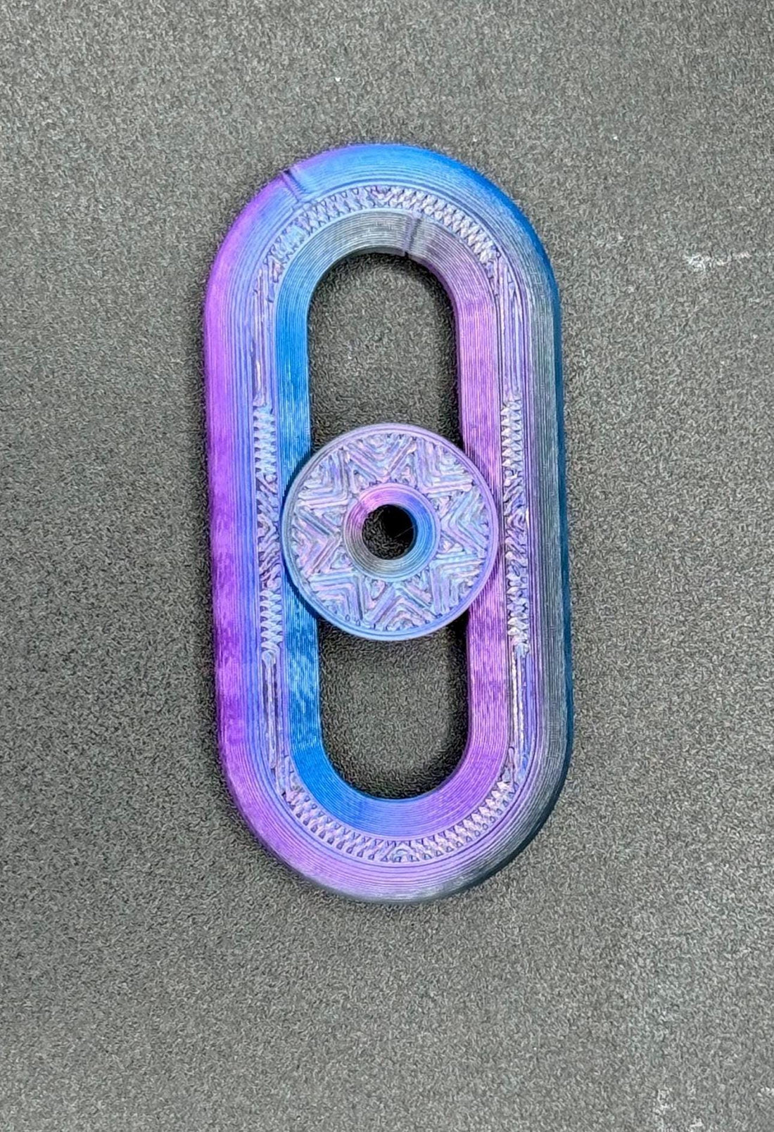 SpinGlide Fidget | Sliding Core Spinner Toy | Trick-Friendly Hand Fidget | Unique EDC Desk Toy